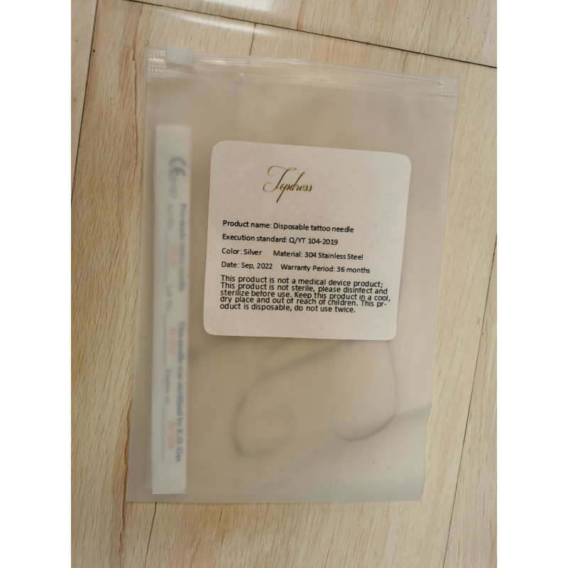 TOPDRESS Disposable Sterile Tattoo Gun Needles Assorted Liners TOPDRESS Disposable Sterile Tattoo Gun Needles Assorted Liners